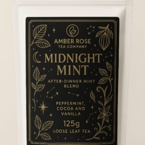 Midnight Mint - Peppermint, cocoa & vanilla. 125g Loose leaf/Approx. 33 cups