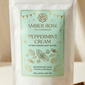 Peppermint Cream - Peppermint, cocoa & vanilla. 125g Loose leaf/Approx. 33 cups